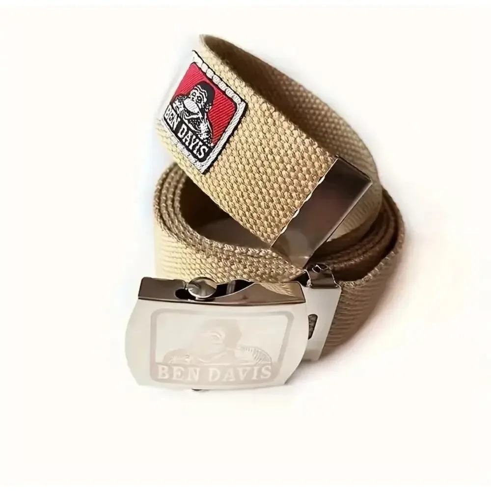 ✳️5/$15 - Khaki adult Unisex men's women's quick release buckle webbed belt